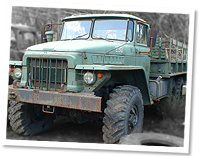 Ural 375D, Russian, 60's to current day.